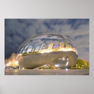 Pôster Reflexões de Chicago Bean