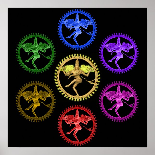 Pôster Reflexões de Nataraja (Frente)