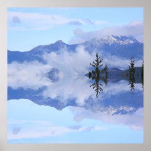Poster Reflexões de Trinity Alps......