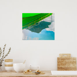 Poster Reflexões de um barco maltês em Sliema