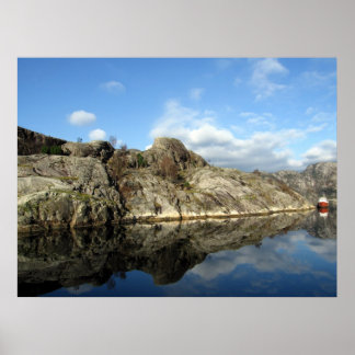 Pôster Reflexões do Fjord 1