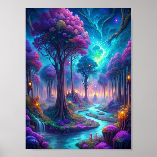 Poster "Reflexões etéreas" (Frente)