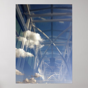 Pôster reflexões na janela