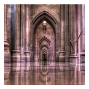 Pôster Reflexões nacionais da catedral de Washington