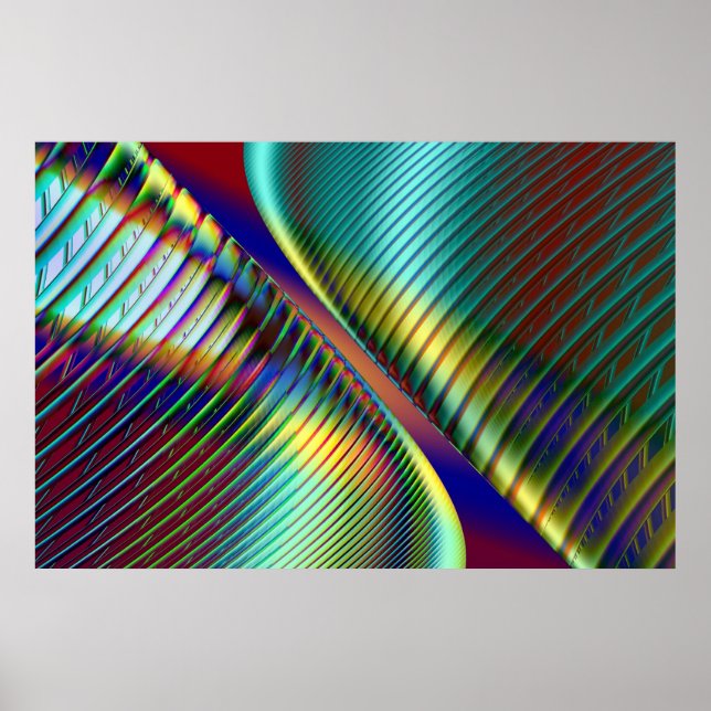 Poster Reflexões no espaço fractal (Frente)