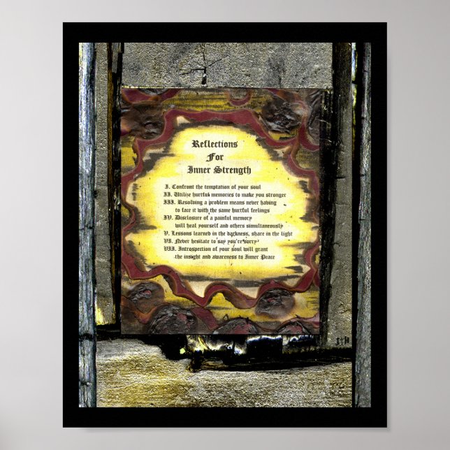 Poster Reflexões Para A Resistência Interna (Frente)