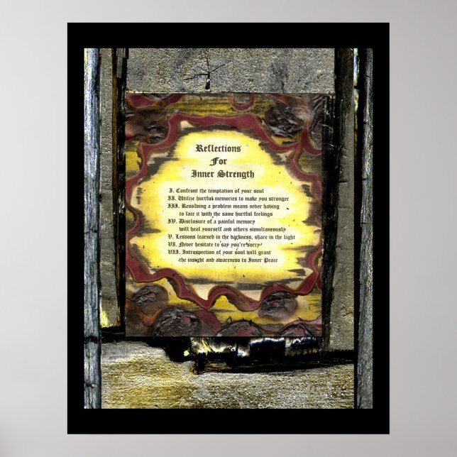 Pôster Reflexões Para A Resistência Interna (Frente)