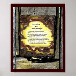 Pôster Reflexões Para A Resistência Interna