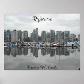Pôster Reflexões - Vancouver, B.C.