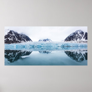 Pôster Reflexos da geleira, Noruega