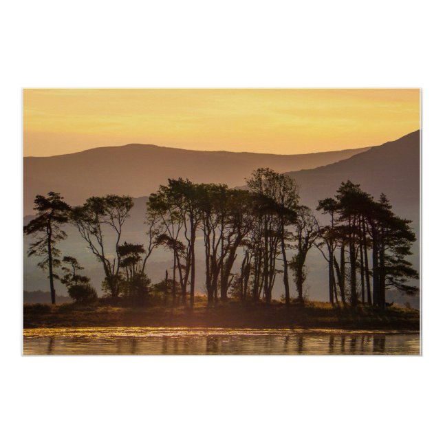 Pôster Reflexos da Hora Dourada Baía de Kenmare Irlanda I (Frente)