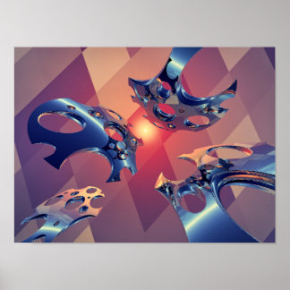Poster Reflexos de Voo de Luz