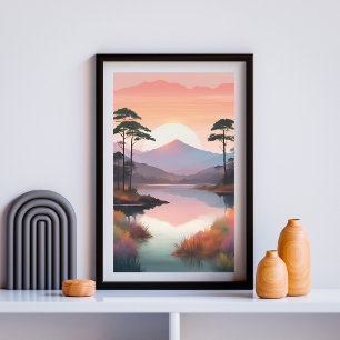 Poster Reflexos do Amanhecer Dourado