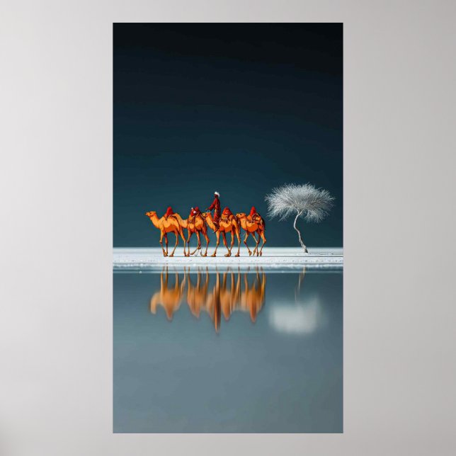Poster Reflexos do Deserto (Frente)