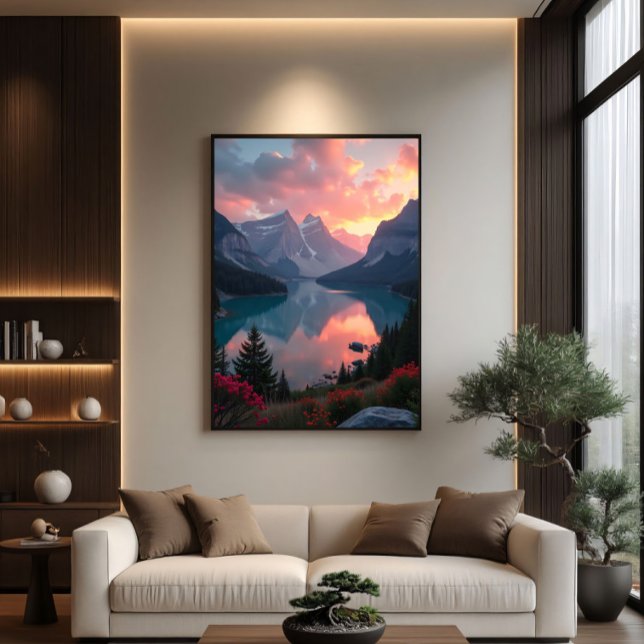 Poster Reflexos do Pôr do Sol (Criador carregado)