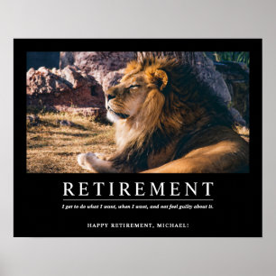 Poster Reforma Personalizada Personalizada do Lion de Rel