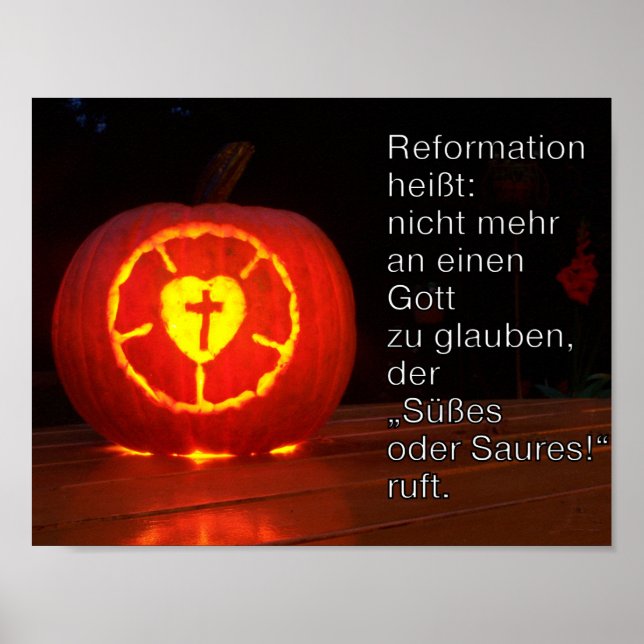 Poster Reformationstag Halloween (Frente)
