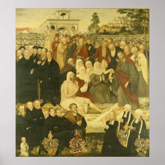 Poster Reformers' group at a miracle (Frente)