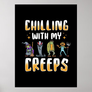 Poster Refrigeração De Halloween Com Crepes
