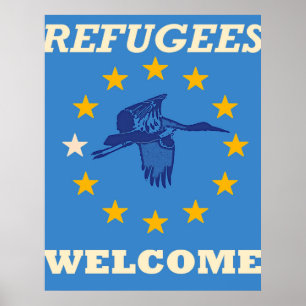 Poster refugees welcome