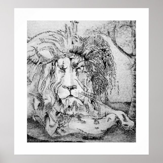 Poster Regal Lion (Frente)
