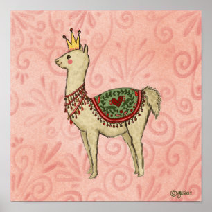 Poster Regal Little Llama
