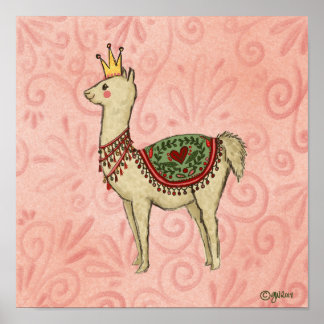 Poster Regal Little Llama