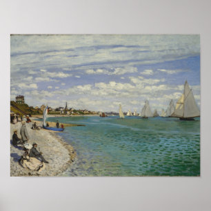 Pôster Regata de Claude Monet em Sainte-Adresse