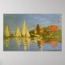 Poster Regatta na Argentina por Claude Monet