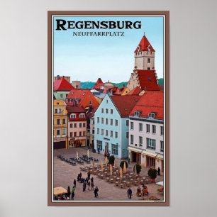 Pôster Regensburg - Neupfarrplatz