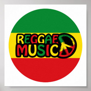 Poster Reggae design de Música com estilo e cor rastafari
