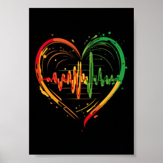 Poster Reggae Heart Beat