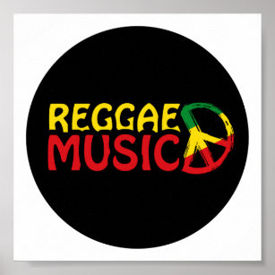 Poster Reggae Music - modelo2b-círculo-preto