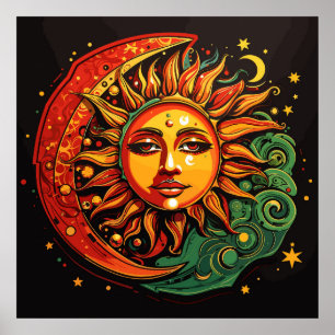 Poster Reggae Sun & Moon