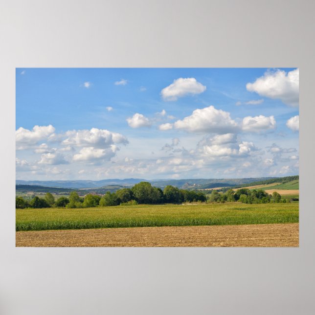 Pôster Região Auvergne de França (Frente)