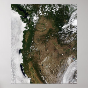 Poster Região noroeste pacífica dos Estados Unidos