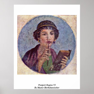 Pôster Região Vi de Pompeii por Herkulaneischer mestre