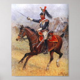 Poster Regimento de 14 Cuirassier do Ducado de Varsóvia
