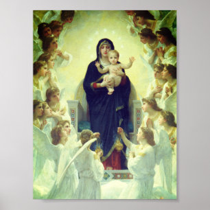 Poster Regina Angelorum - William-Adolphe Bouguereau