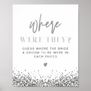 Poster REGINA Lantejoulas Prateadas Disco Onde Eles Estav