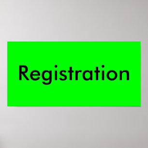 Pôster Registro
