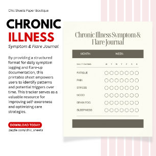 Poster Registro de Sintomas e Crise de Doença Crônica par