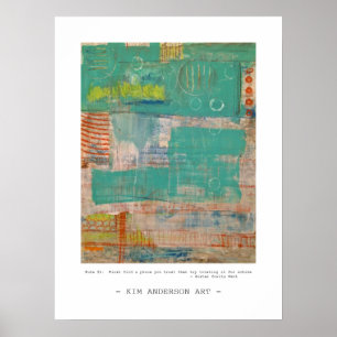 Poster Regra # 1 arte abstracta