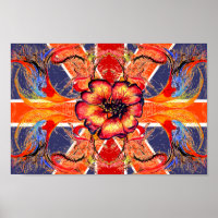 Regra Britannia Elegant Union Jack Fantasy