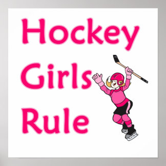 Pôster Regra das Meninas de Hockey