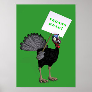 Poster Regra dos Vegans!