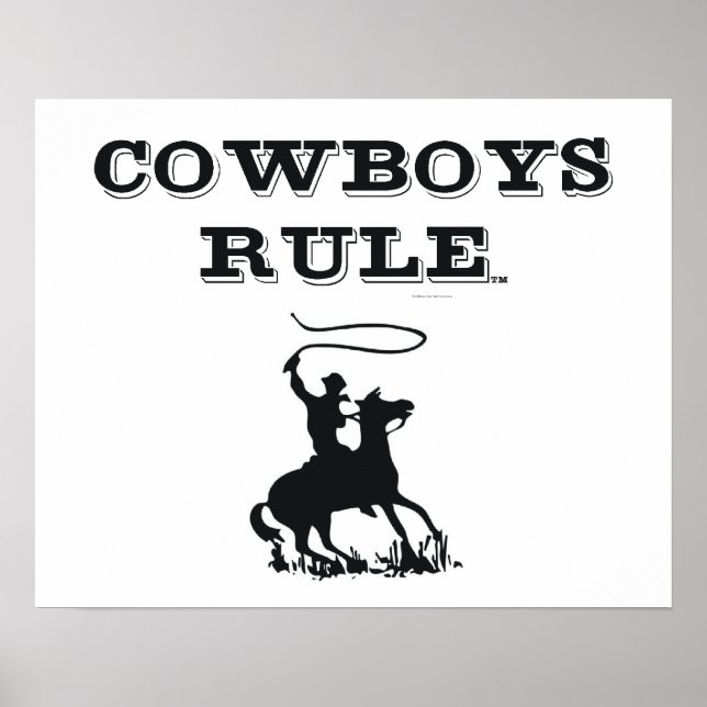 Poster Regra TEA dos Cowboys (Frente)