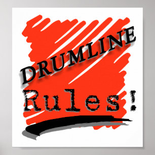 Poster Regras de Drumline