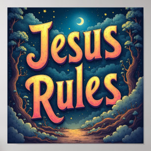 Poster Regras de Jesus