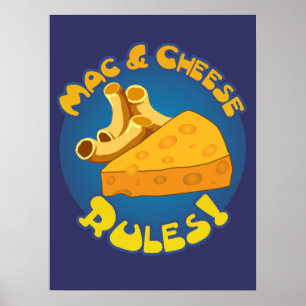 Pôster Regras do Mac & do queijo